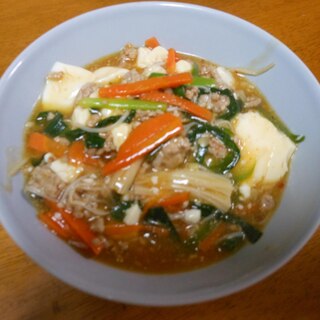 水きりなしの野菜たっぷりマーボー豆腐
